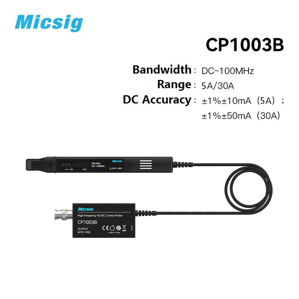 Current Probe Ac Dc 50Mhz Oscilloscope - Micsig High Frequency CP1003B CP503B Probe
