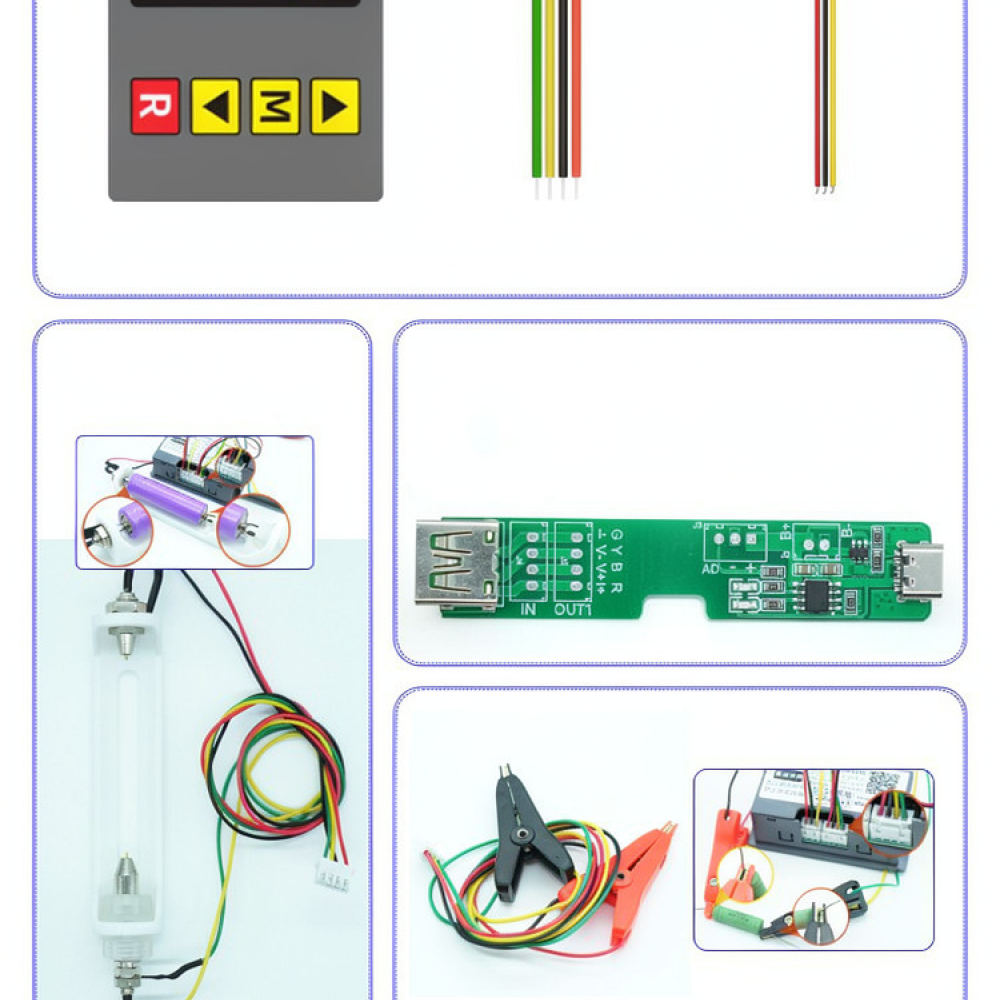 Penguji Tegangan dan Resistans - Battery Internal Resistance Tester Four Wire ulasan dan harga