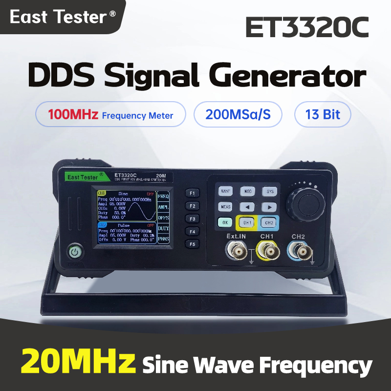 East Tester Mini Fungsi Salura - Dual Channel Arbitrary Waveform Function Generator 60Mhz ulasan dan harga